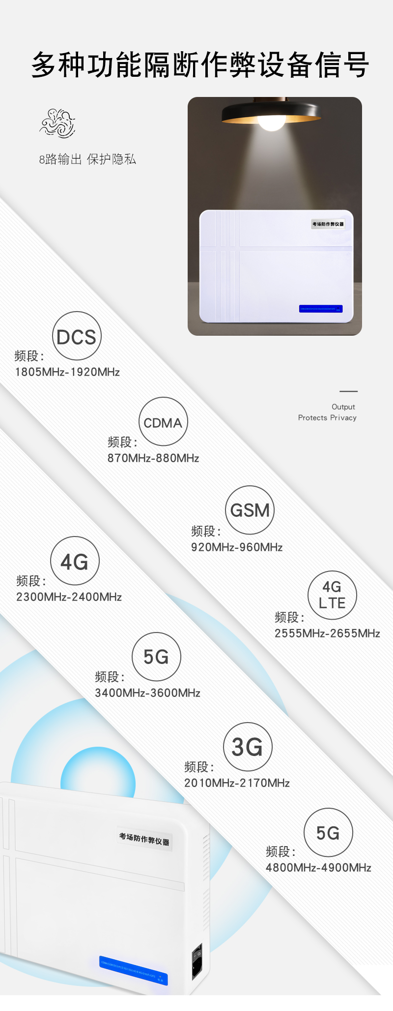 大展信号屏蔽器参数