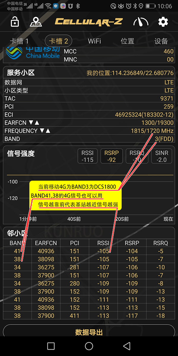 测试所有的信号截图